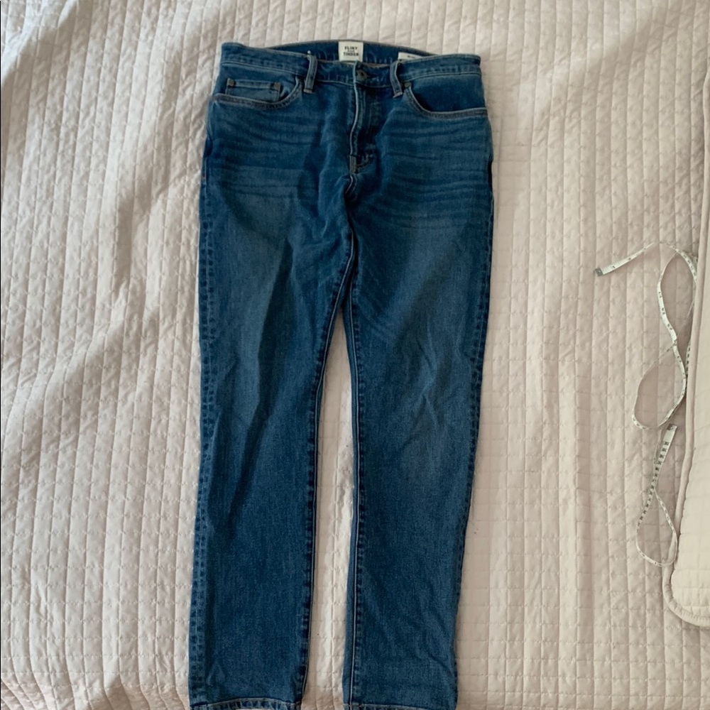 Huckberry Flint and Tinder Medium Wash Jeans, 31x30